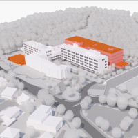 visualisierung der Bauprojekte des Spitals Bülach